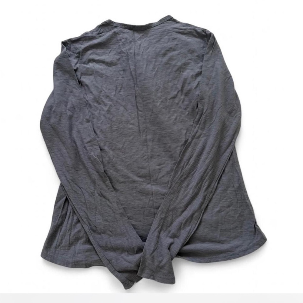 James Perse Gray Long Sleeve Tee - Picture 2 of 5